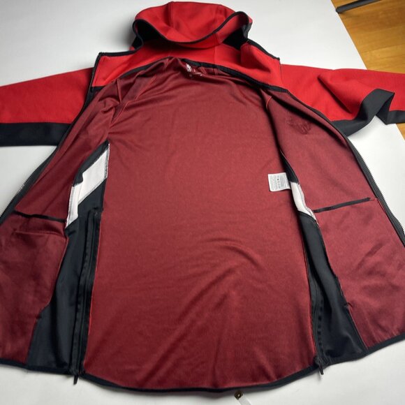 NBA Nike Houston Rockets Dri Fit Jacket Hoodie Warm Up Red Men's Small - Picture 10 of 13